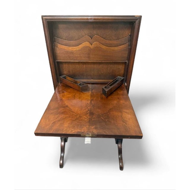 Victorian Rosewood Ladies Desk/Fireplace Screen Mid 1800’s to 1900’s For Sale - Image 4 of 9