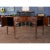 1980s Custom Built Mahogany Demi Lune Sideboard For Sale - Image 4 of 11