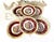 1940's Mythological Scene Plates, Cico Bavaria Germany, Ruby & Gold, Set of 6 For Sale - Image 12 of 17
