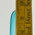 Vintage Mid Century Modern MCM Swung Glass Vase, Turquoise Peacock Blue, 24" Le Smith For Sale - Image 12 of 12