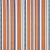 Contemporary Sample - Schumacher Zuni Stripe Fabric in Blue & Orange For Sale - Image 3 of 3