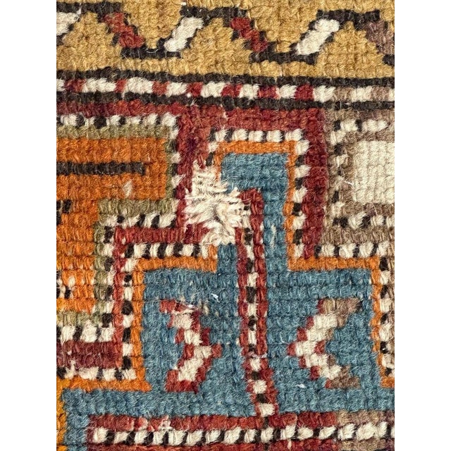 Antique Shirwan Caucasian Fragment of Rug, 1890s For Sale - Image 6 of 15