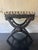 Victorian Antique Victorian Adjustable X Form Piano Bench L. Postawka Boston, Usa 1870s For Sale - Image 3 of 11