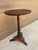 Antique Regency Solid Walnut Round Side Table, Early 20th Century For Sale In South Bend - Image 6 of 11
