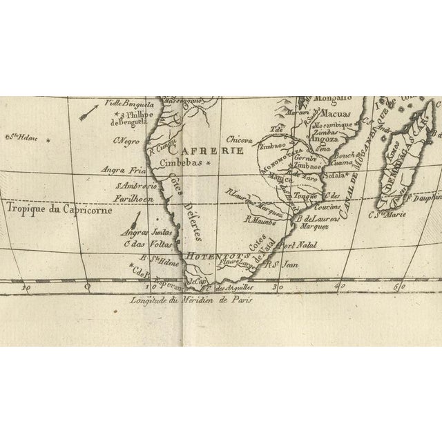 Africa Map by Rigobert Bonne, 1780 For Sale - Image 4 of 10