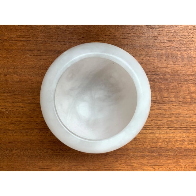 Vintage Italian Alabaster Bowl For Sale - Image 3 of 13