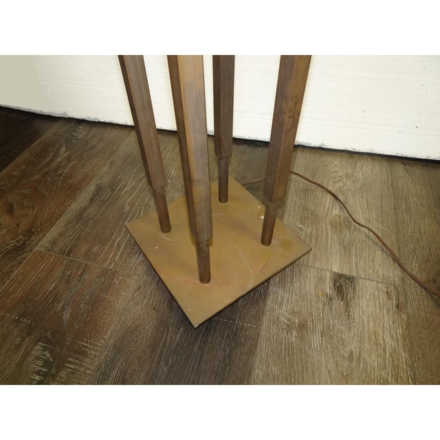 Metal Vintage Mid Century Modern Stiffel Brass Table Lamp For Sale - Image 7 of 17