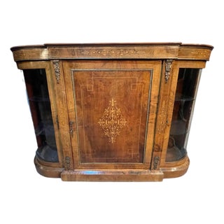 Glass Sideboard, Late 19th-Early 20th Century For Sale