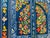 Blue Hand-Painted Moroccan Mirror With Arched Window Design For Sale - Image 8 of 8