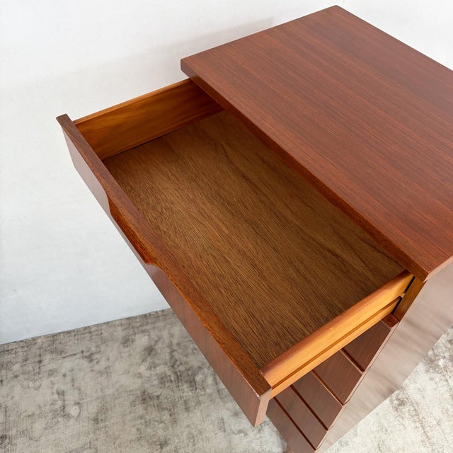 Teak Tallboy Chest of Six Drawers from Austinsuite, 1960s For Sale - Image 10 of 16