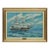 1970s "La Spezia Nave Scuola Amerigo Vespucci" Nautical Oil Painting Signed GP, Framed For Sale