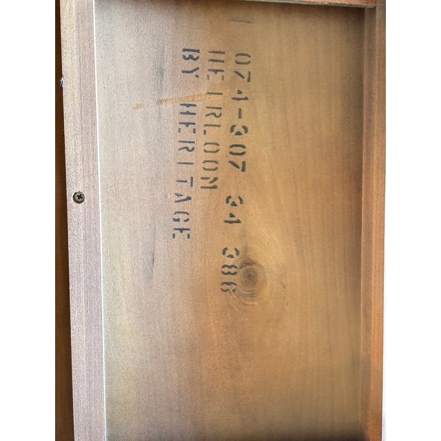 Drexel Heritage Wood Serving Table W/ Pull-Out Trays For Sale - Image 9 of 9