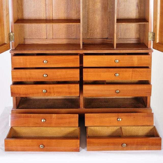 Brown Art Nouveau Apotheque Merchant Cabinet, 1910s For Sale - Image 8 of 15