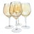 Champagne Fire Goblets- Set of Four For Sale