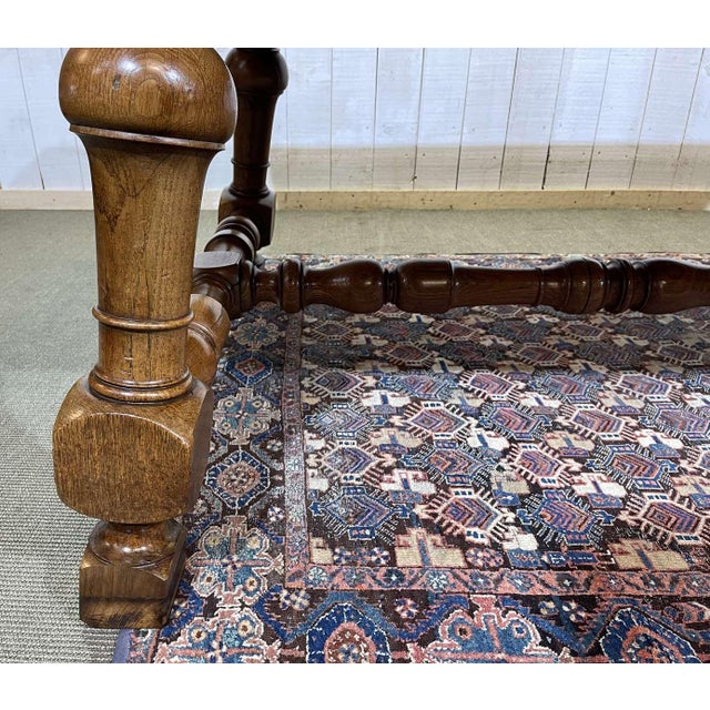Vintage Extendable Castle Table in Oak, 1930s For Sale - Image 11 of 17