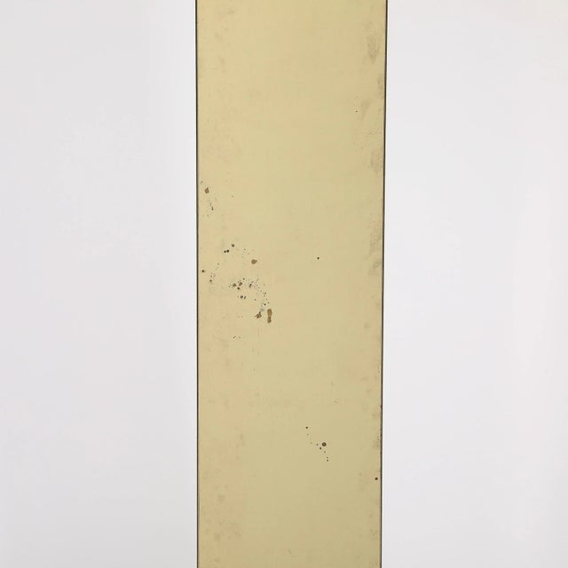 Mid-Century Modernist Rectilinear Floor Lamp in Brass & Black Enamel For Sale - Image 12 of 12