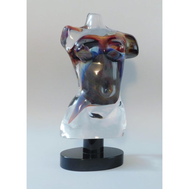 1980s Murano Glass Sculpture by A. Maurizio For Sale - Image 4 of 8