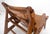 Sergio Rodrigues Hunting Chair in Teak Thick Leather Upholstery Lounge Chair MINT For Sale - Image 4 of 18