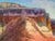 Nancy Paris Pruden "Red Rock Plateau" Contemporary Naturalistic Mountain Landscape Nature Painting, 2020s For Sale - Image 9 of 11