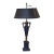 1900s Neoclassical Bouillotte Lamp With Tole Shade For Sale