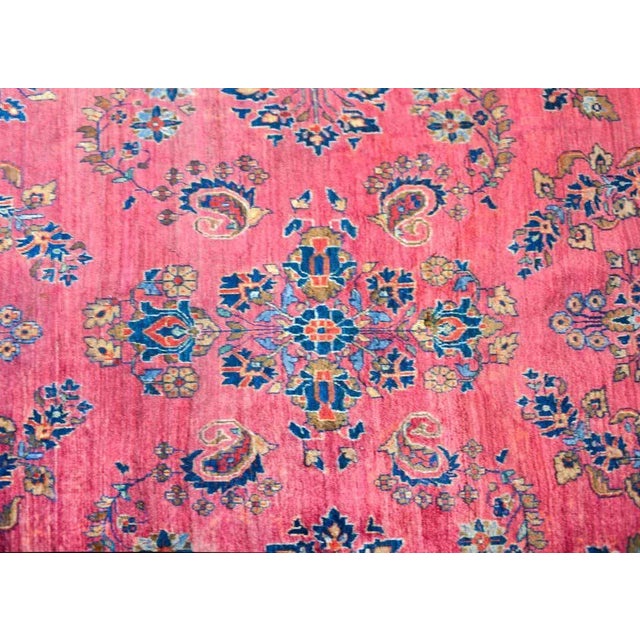 1920s Early 20th Century Sarouk Mohajeran Rug For Sale - Image 5 of 13