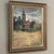 Late 20th Century Framed Oil Painting on Canvas by Jose Salvaggio (1953-) 'Village on the Saulx River, Meuse' For Sale - Image 5 of 16