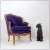 French Bergere Armchair in Velvet For Sale - Image 13 of 13