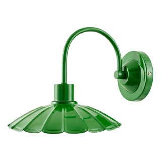 Pavona Wall Sconce Green For Sale