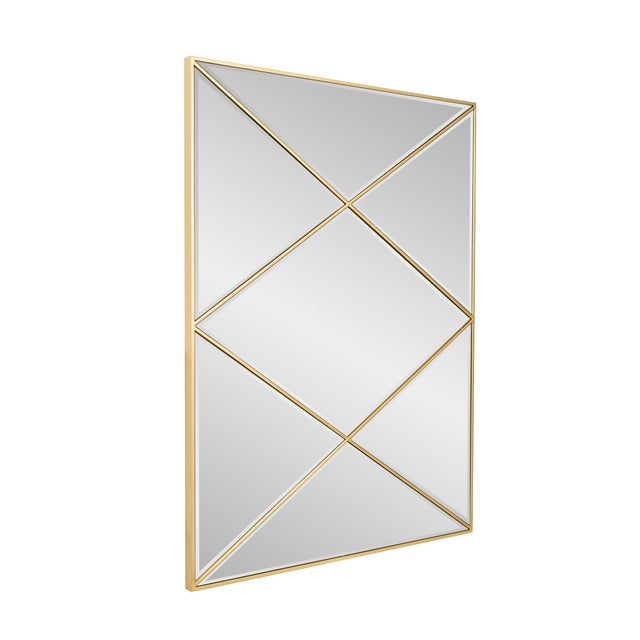 Art Deco Deco Diamond Vanity Mirror For Sale - Image 3 of 10