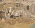 Japanese Taisho Two-Panel Landscape Screen Traveler Waystation For Sale - Image 11 of 18