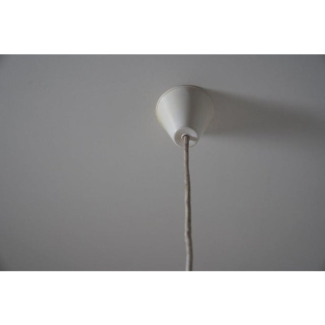 Metal Single Pendant Light by Jo Hammerborg for Fog & Mørup, Denmark, 1970s For Sale - Image 7 of 12
