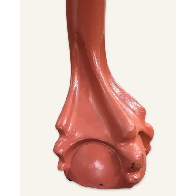 Late 20th Century Late 20th Century Painted Chippendale Style Upholstered Bench For Sale - Image 5 of 6