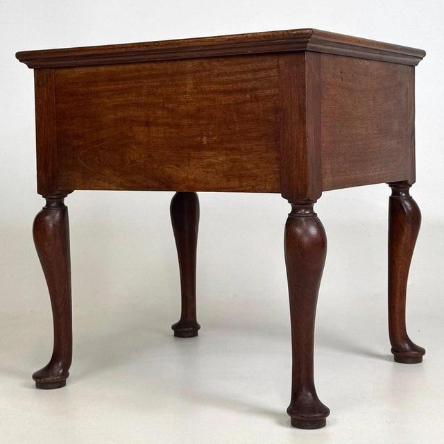 Early 20th Century Antique English Mahogany Storage Box For Sale - Image 4 of 12