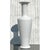 Vintage Coastal Crackle Glaze Tall Vase For Sale - Image 11 of 14