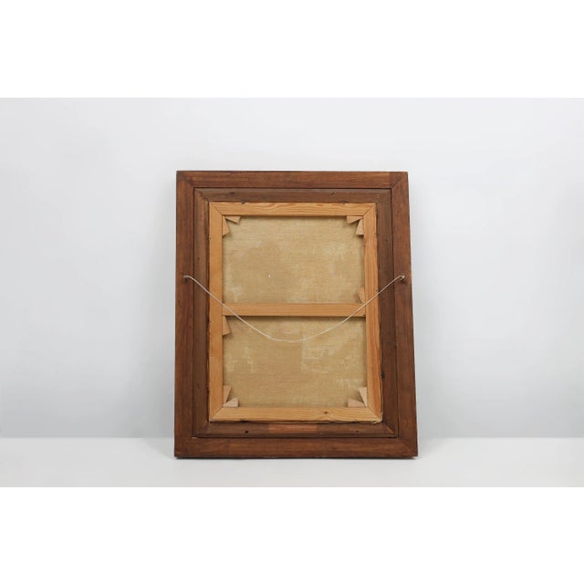 Belgian Artist, Farm Scene, 1950s, Oil on Canvas, Framed For Sale - Image 10 of 11