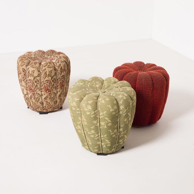 Red Tulip Ottoman by Jindřich Halabala for Cesky Nabytek, 1950s For Sale - Image 8 of 13