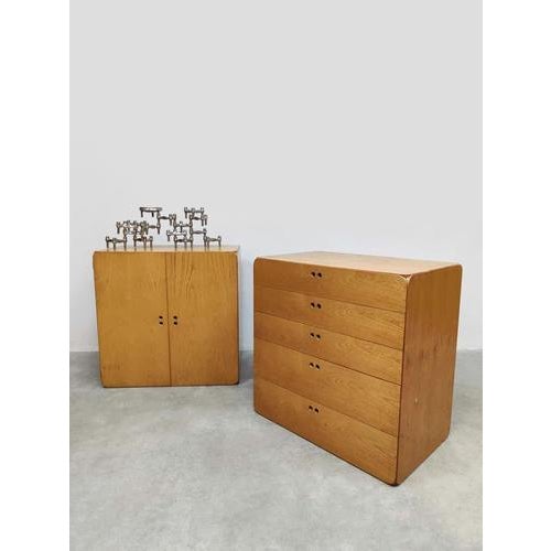 1960s Vintage Modular Chest of Drawers by Derk Jan De Vries, 1960s, Set of 2 For Sale - Image 5 of 8