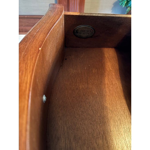 Drexel Heritage Talavera End Table – Glass Top For Sale - Image 13 of 16