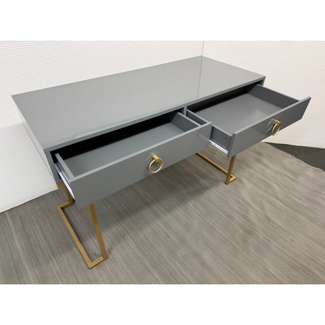 Hollywood Regency Bellezze Vanity Desk For Sale - Image 3 of 12