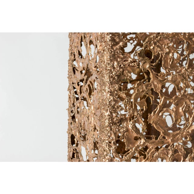 Mid-Century Swedish Copper Floor Lamp For Sale - Image 6 of 9