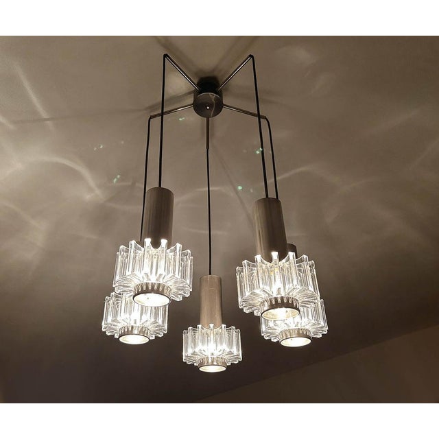 Vintage Space Age Pendant Light from Honsel, 1970s For Sale - Image 4 of 15
