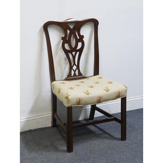Chippendale High End Solid Mahogany Traditional Chippendale Style Dining Side Chair For Sale - Image 3 of 9