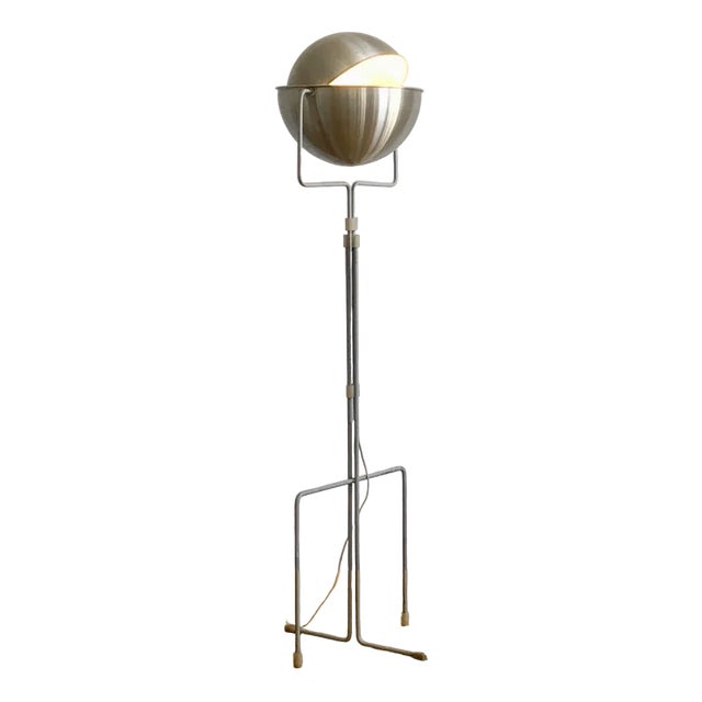 Space Age Eclipse Floor Lamp by E.J. Jelles for Raak, Holland, 1960s For Sale