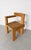Brutalist Style Pine Chair by Gerrit Thomas Rietveld, 1995 For Sale - Image 6 of 7