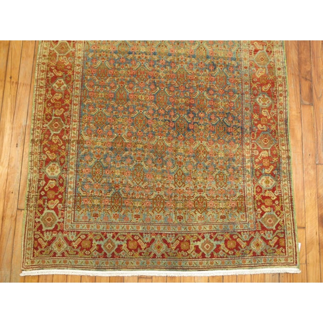 Textile Fine Antique Persian Senneh Long Runner For Sale - Image 7 of 10