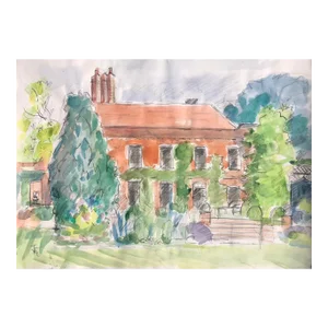 Josie Capstick English Manor House Landscape