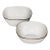 Rosenthal Continental Fortuna Pattern White Serving Bowls - Set of 2 For Sale