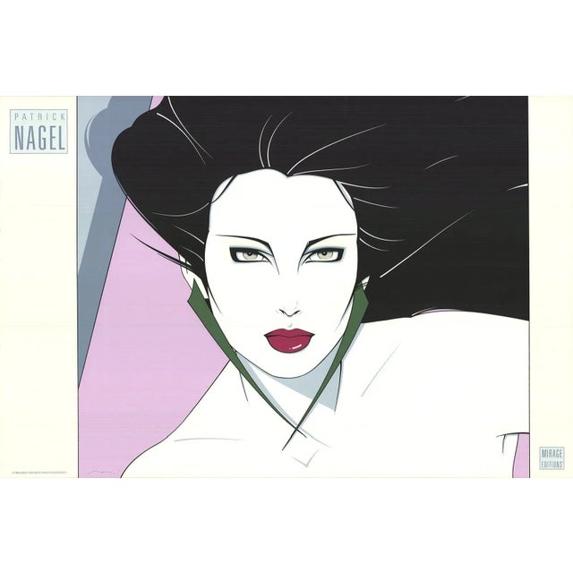 1980s 1986 Patrick Nagel 'Commemorative #15' Serigraph For Sale - Image 5 of 5