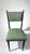 Ico Parisi Style – Set of 6 Ebonized Wood Chairs With Green Upholstery For Sale - Image 11 of 18