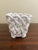 1980s French Country Trompe l'Oeil Porcelain Rope Basket Cachepot For Sale - Image 5 of 8